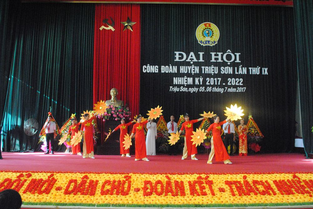 Đại hội điểm LĐLĐ huyện Triệu Sơn