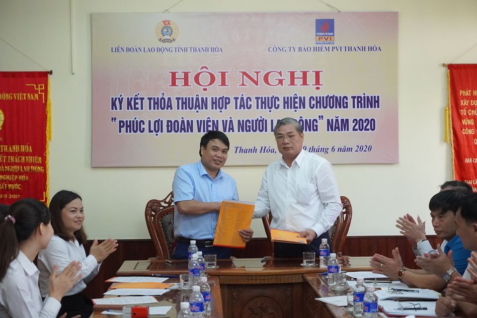 Ký kết hợp tác Phúc lợi đoàn viên năm 2020