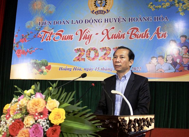 LĐLĐ huyện Hoằng Hoá tổ chức Chương trình “Tết Sum vầy – Xuân Bình an” năm 2022