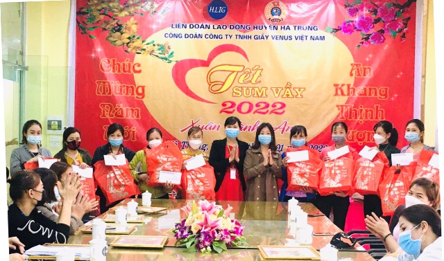 “Tết sum vầy – Xuân bình an” năm 2022 tại các Công đoàn cơ sở trực thuộc LĐLĐ huyện Hà Trung
