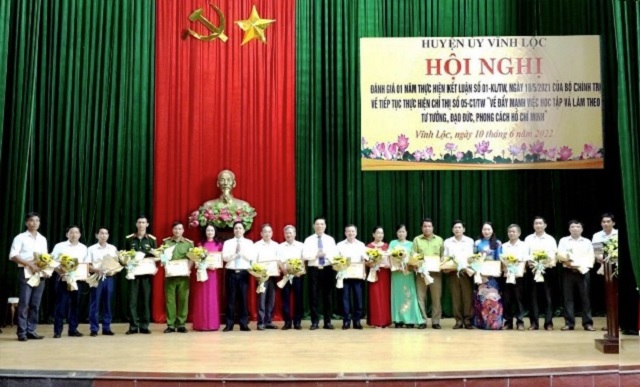 LĐLĐ huyện Vĩnh Lộc đẩy mạnh học tập và làm theo tư tưởng, đạo đức, phong cách Hồ Chí Minh
