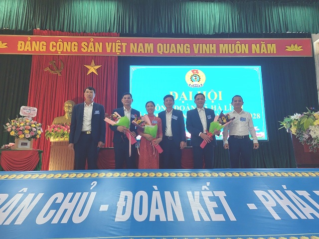 Công đoàn xã Hà Lĩnh huyện Hà Trung tổ chức thành công Đại hội Công đoàn lần thứ VI, nhiệm kỳ 2023-2028.	