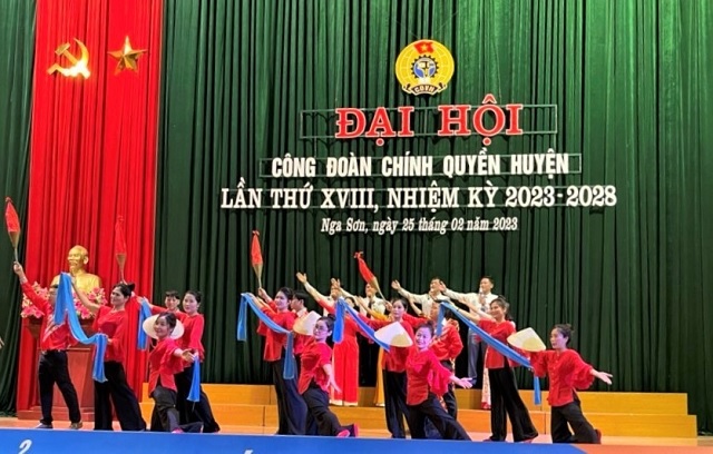 Tưng bừng không khí Đại hội Công đoàn cơ sở trên địa bàn tỉnh Thanh Hóa