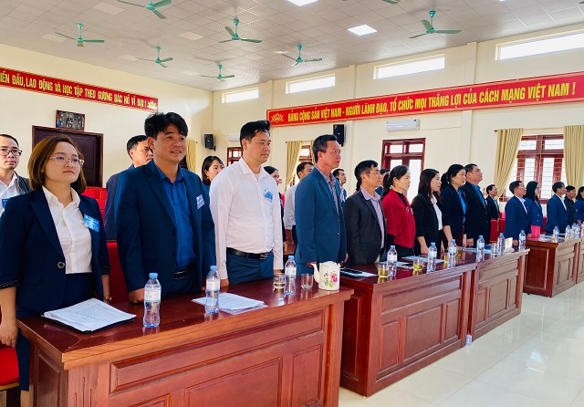Liên đoàn lao động Huyện Nông Cống hoàn thành đại hội cấp cơ sở nhiệm kỳ 2023-2028