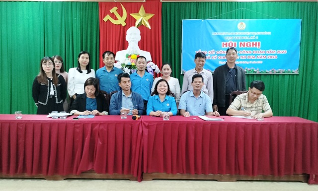 Các Cụm Thi đua của LĐLĐ huyện Thạch Thành đã tổ chức hội nghị tổng kết công tác thi đua năm 2023; phát động, ký giao ước thi đua năm 2024 