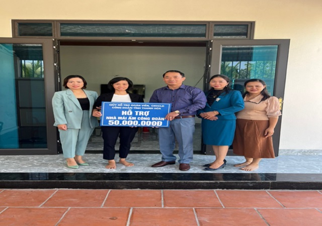 “Quỹ hỗ trợ đoàn viên, CNVCLĐ Công đoàn Thanh Hóa” điểm tựa vững chắc cho CNVCLĐ có hoàn cảnh khó khăn huyện Hoằng Hoá
