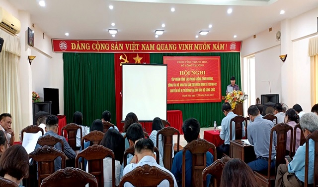 Tập huấn công tác phòng chống tham nhũng, công tác  kê khai tài sản, chuyển đổi vị trí công tác cho cán bộ, công chức cơ quan Sở Công Thương Thanh Hóa 