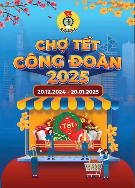 Hướng dẫn mua hàng online - Chợ tết công đoàn năm 2025