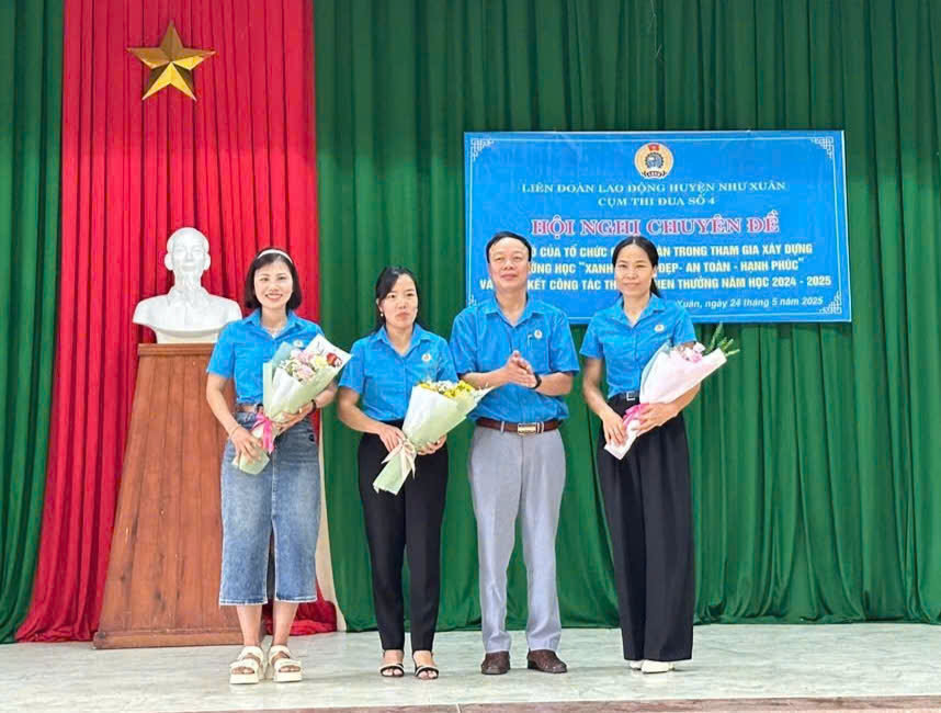 Công đoàn khối Mầm non huyện Như Xuân lan toả mô hình “trường học xanh – sạch – đẹp – an toàn – hạnh phúc”