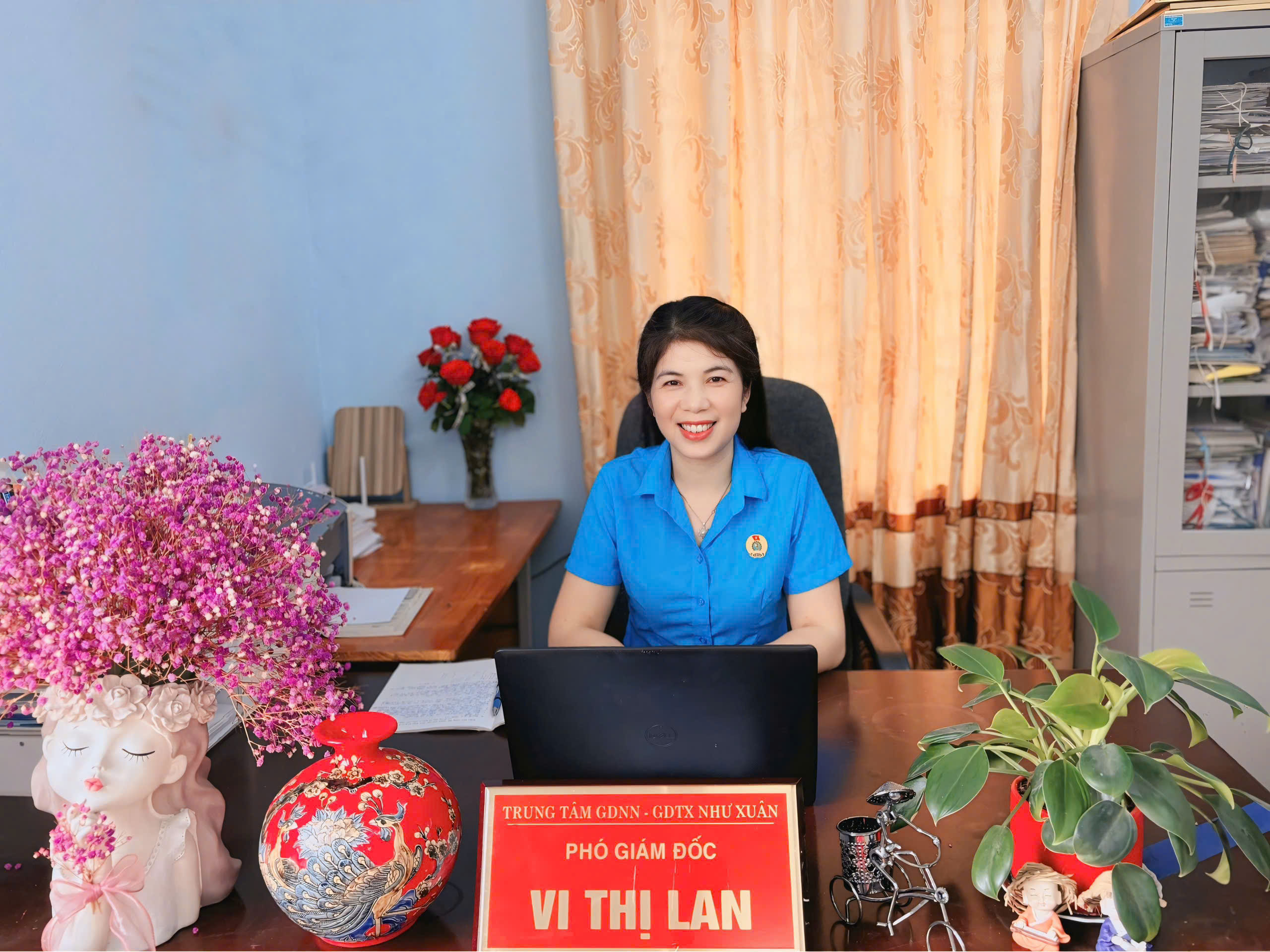 Chủ tịch công đoàn Vi Thị Lan- ngọn lửa nhiệt huyết thắp sáng phong trào tại Trung tâm GDNN – GDTX huyện Như Xuân