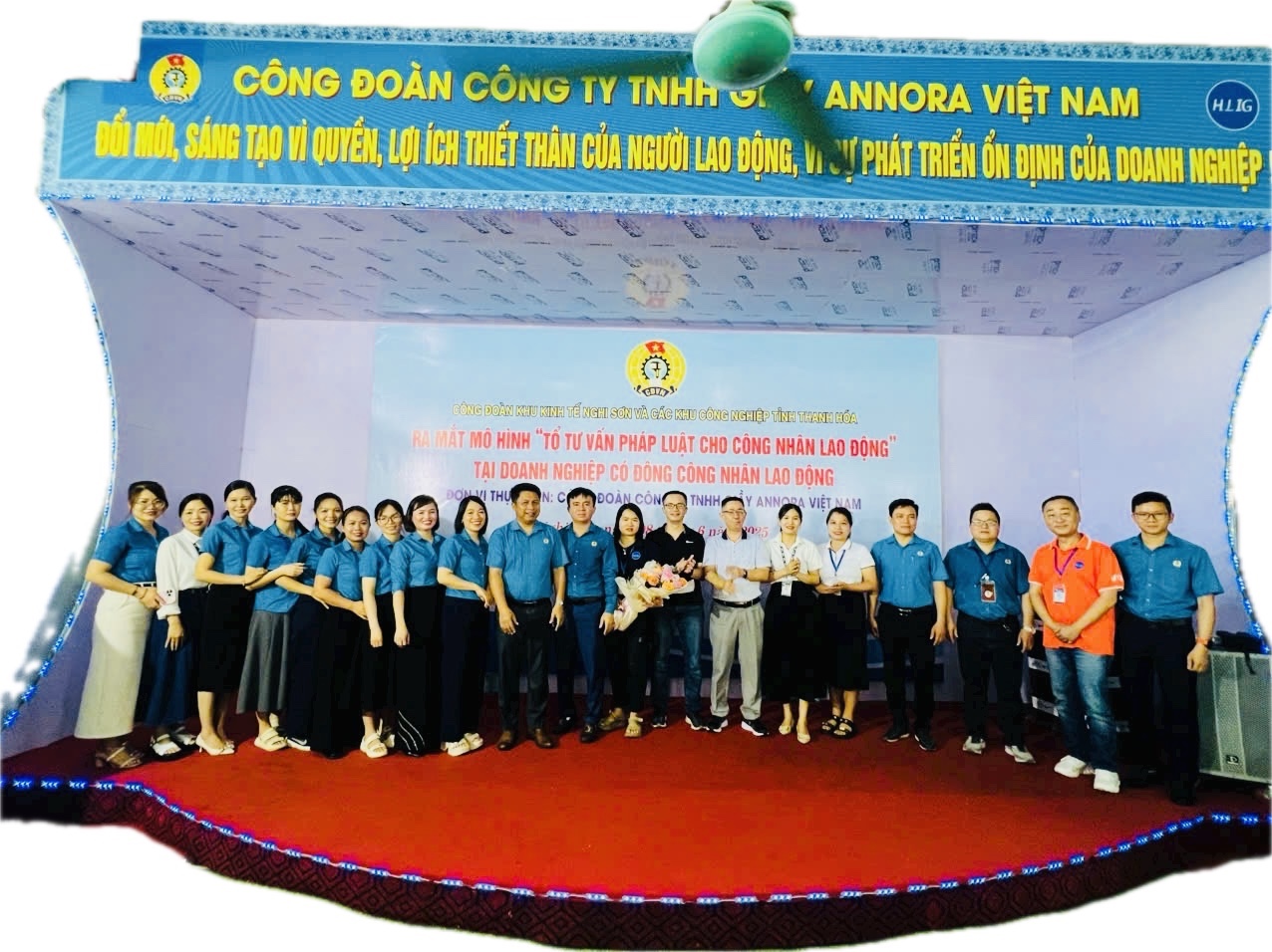 Ra mắt mô hình “Tổ tư vấn pháp luật cho công nhân lao động” tại Công ty TNHH Giầy Annora Việt Nam